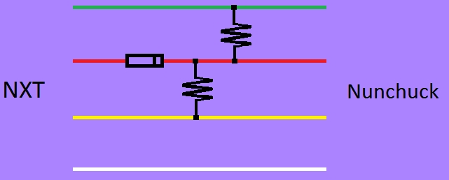 Circuito LEGO Mindstorms NXT Nunchuck 1
