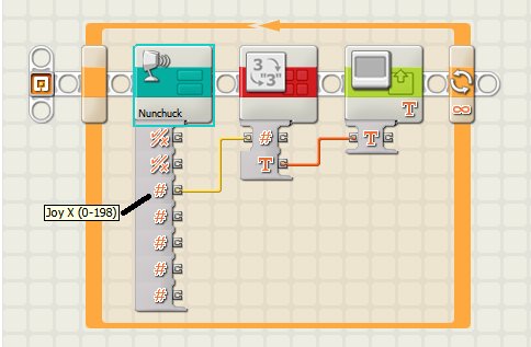 Conectar nunchuck a LEGO Mindstorms NXT