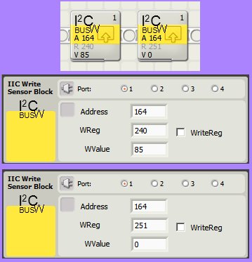 Conectar nunchuck a LEGO Mindstorms NXT