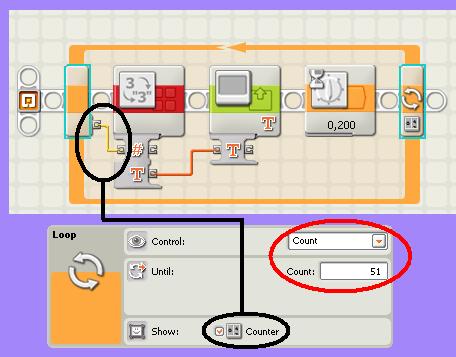 Programa Loop LEGO Mindstorm NXT