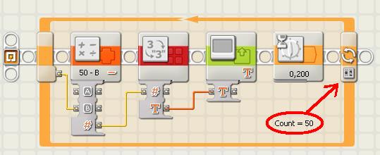 Programa Loop LEGO Mindstorm NXT