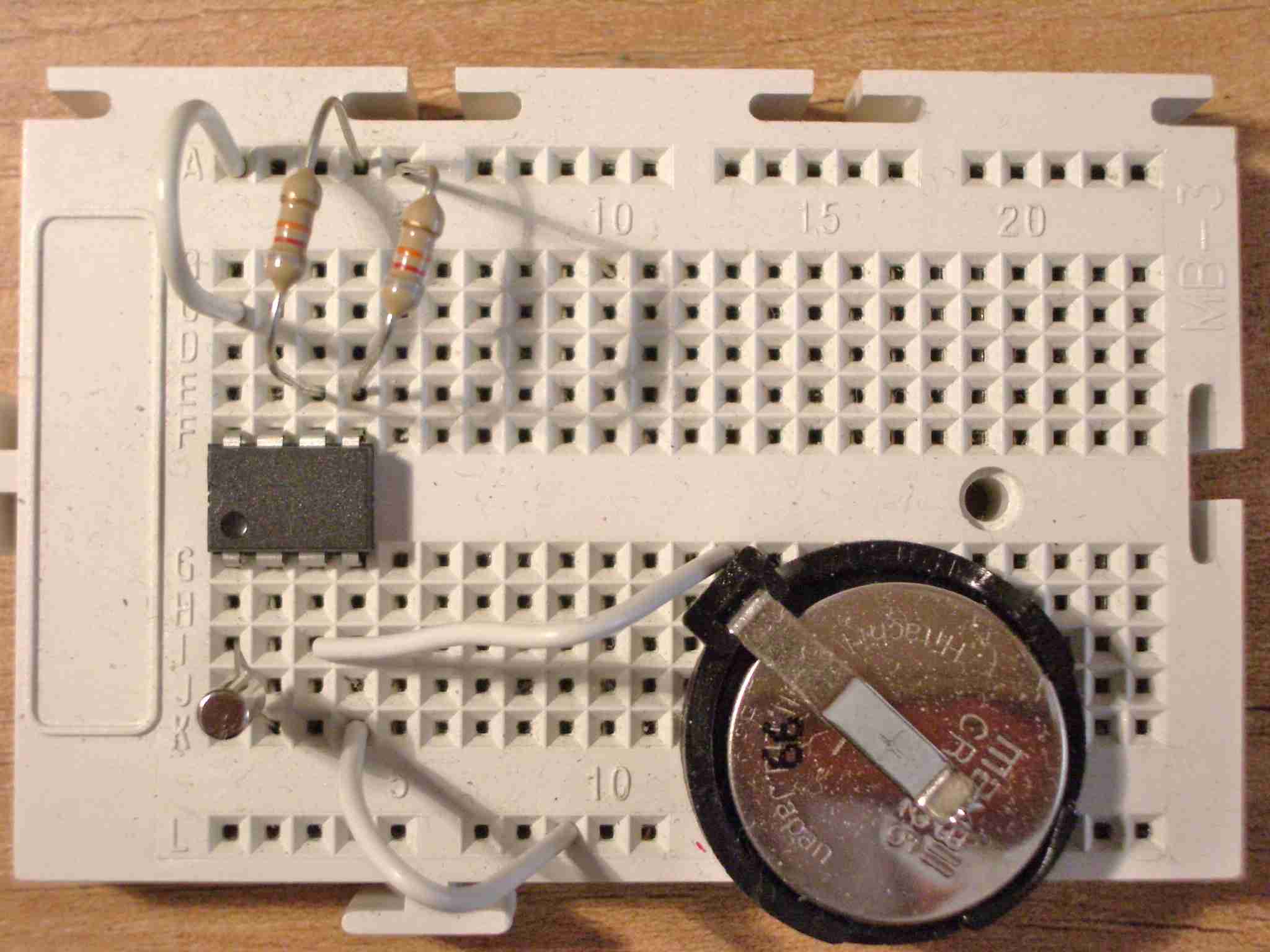 foto circuito reloj DS1307