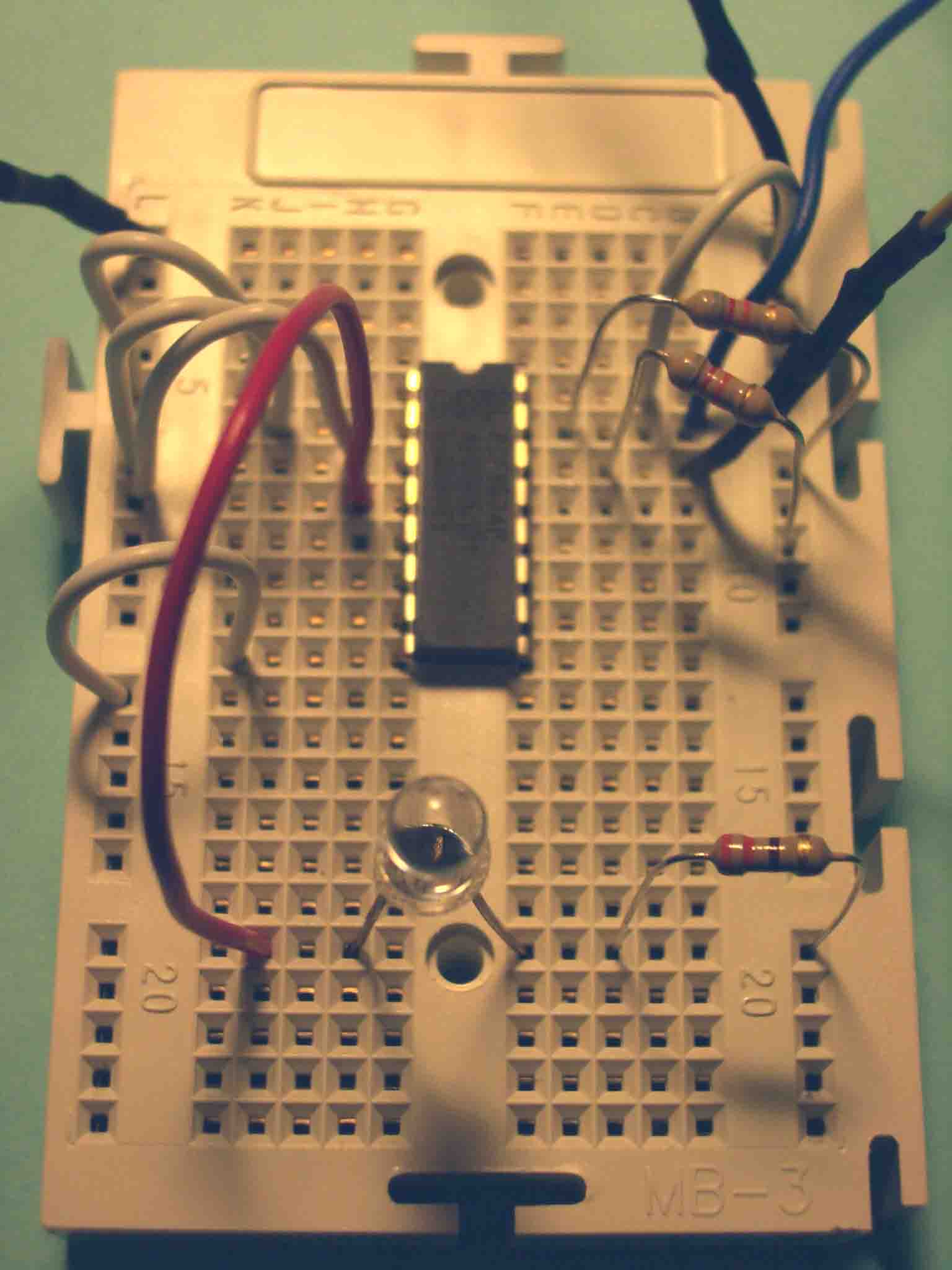 Foto conectar un LED I2C Digital LEGO Mindstorm NXT