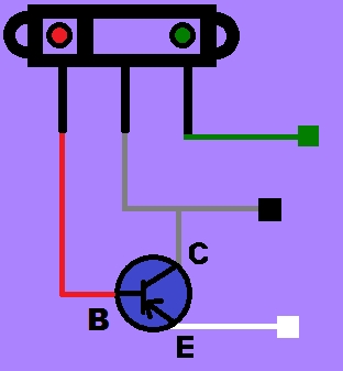 Esquema conexion sensor Sharp de distncias LEGO Mindstorm NXT