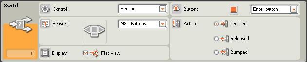 Configuracin icono sensor de luz fotocelula LEGO Mindstorm NXT