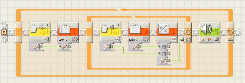 Programa sensor hall LEGO Mindstorm NXT