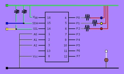 Circuito Construye Sensor de color casero LEGO Mindstorm NXT