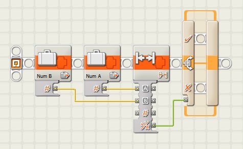 Ejemplos del Icono Range de LEGO Mindstorm NXT